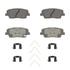 OEX1916 by WAGNER - OEX Ceramic Brake Pad