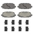 OEX2081 by WAGNER - OEX CERAMIC BRAKE PAD