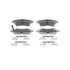 PD1100 by WAGNER - Wagner Brake ThermoQuiet PD1100 Ceramic Disc Brake Pad Set