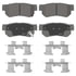 PD813 by WAGNER - Wagner Brake ThermoQuiet PD813 Ceramic Disc Brake Pad Set