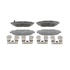 PD1114 by WAGNER - Wagner Brake ThermoQuiet PD1114 Ceramic Disc Brake Pad Set