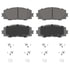 PD1184 by WAGNER - Wagner Brake ThermoQuiet PD1184 Ceramic Disc Brake Pad Set