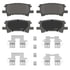 PD996 by WAGNER - Wagner Brake ThermoQuiet PD996 Ceramic Disc Brake Pad Set