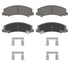 QC1159 by WAGNER - Wagner Brake ThermoQuiet QC1159 Ceramic Disc Brake Pad Set