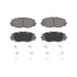 QC1210 by WAGNER - Wagner Brake ThermoQuiet QC1210 Ceramic Disc Brake Pad Set