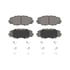 QC1211 by WAGNER - Wagner Brake ThermoQuiet QC1211 Ceramic Disc Brake Pad Set