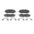 QC1098 by WAGNER - Wagner Brake ThermoQuiet QC1098 Ceramic Disc Brake Pad Set