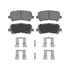 QC1281 by WAGNER - Wagner Brake ThermoQuiet QC1281 Ceramic Disc Brake Pad Set