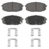 QC1397 by WAGNER - Wagner Brake ThermoQuiet QC1397 Ceramic Disc Brake Pad Set