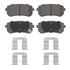 QC1398 by WAGNER - Wagner Brake ThermoQuiet QC1398 Ceramic Disc Brake Pad Set