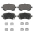 QC1326 by WAGNER - Wagner Brake ThermoQuiet QC1326 Ceramic Disc Brake Pad Set