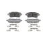 QC1454 by WAGNER - Wagner Brake ThermoQuiet QC1454 Ceramic Disc Brake Pad Set