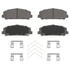 QC1509 by WAGNER - Wagner Brake ThermoQuiet QC1509 Ceramic Disc Brake Pad Set