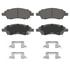 QC1592 by WAGNER - Wagner Brake ThermoQuiet QC1592 Ceramic Disc Brake Pad Set