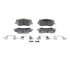 QC1640A by WAGNER - Wagner Brake ThermoQuiet QC1640A Ceramic Disc Brake Pad Set