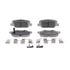 QC1679 by WAGNER - Wagner Brake ThermoQuiet QC1679 Ceramic Disc Brake Pad Set