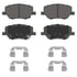 QC1811 by WAGNER - Wagner Brake ThermoQuiet QC1811 Ceramic Disc Brake Pad Set