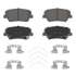 QC1815 by WAGNER - Wagner Brake ThermoQuiet QC1815 Ceramic Disc Brake Pad Set