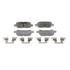 QC828 by WAGNER - Wagner Brake ThermoQuiet QC828 Ceramic Disc Brake Pad Set