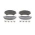 QC856A by WAGNER - Wagner Brake ThermoQuiet QC856A Ceramic Disc Brake Pad Set