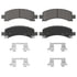 QC974A by WAGNER - Wagner Brake ThermoQuiet QC974A Ceramic Disc Brake Pad Set