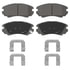 QC924A by WAGNER - Wagner Brake ThermoQuiet QC924A Ceramic Disc Brake Pad Set