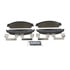 ZD1070 by WAGNER - QuickStop Ceramic Disc Brake Pad Set