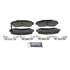 ZD1089 by WAGNER - QuickStop Ceramic Disc Brake Pad Set