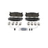 ZD1293 by WAGNER - QuickStop Ceramic Disc Brake Pad Set