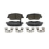 ZD1284 by WAGNER - QuickStop Ceramic Disc Brake Pad Set