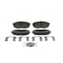 ZD1397 by WAGNER - QuickStop Ceramic Disc Brake Pad Set