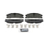 ZD1611B by WAGNER - QuickStop Ceramic Disc Brake Pad Set