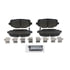 ZD1596 by WAGNER - QuickStop Ceramic Disc Brake Pad Set