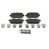 ZD1734 by WAGNER - QuickStop Ceramic Disc Brake Pad Set