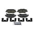 ZD1844 by WAGNER - Disc Brake Pad Set