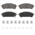 ZD2208 by WAGNER - CERAMIC BRAKE PADS