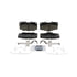 ZD436A by WAGNER - QuickStop Ceramic Disc Brake Pad Set