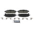 ZD691 by WAGNER - QuickStop Ceramic Disc Brake Pad Set