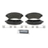 ZD699 by WAGNER - QuickStop Ceramic Disc Brake Pad Set