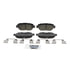 ZD908 by WAGNER - QuickStop Ceramic Disc Brake Pad Set