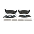 ZD981 by WAGNER - QuickStop Ceramic Disc Brake Pad Set