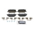 ZD996 by WAGNER - QuickStop Ceramic Disc Brake Pad Set