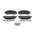 ZX1069 by WAGNER - QuickStop Semi-Metallic Disc Brake Pad Set