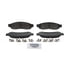 ZX1334 by WAGNER - QuickStop Semi-Metallic Disc Brake Pad Set