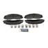 ZX1680 by WAGNER - QuickStop Semi-Metallic Disc Brake Pad Set