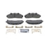 ZX652 by WAGNER - QuickStop Semi-Metallic Disc Brake Pad Set