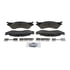 ZX702A by WAGNER - QuickStop Semi-Metallic Disc Brake Pad Set