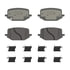 OEX2231 by WAGNER - OEX Ceramic Brake Pad