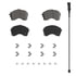 ZX2388 by WAGNER - QS Semi-Met Brake Pad