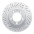 624-02051D by DYNAMIC FRICTION COMPANY - GEOSPEC Coated Rotor - Drilled